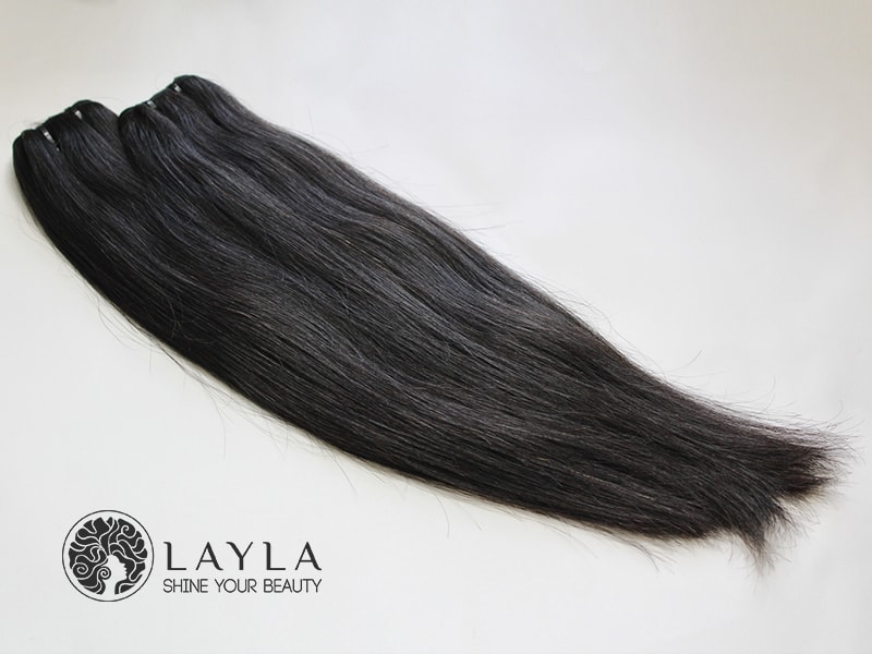 16 Inch Weave Straight Cambodian Hair Extensions