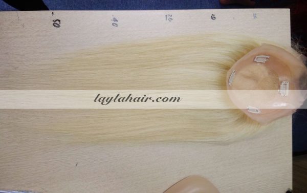 Blond-Clip-In-Hair-Topper-Extensions-human-hair-laylahair