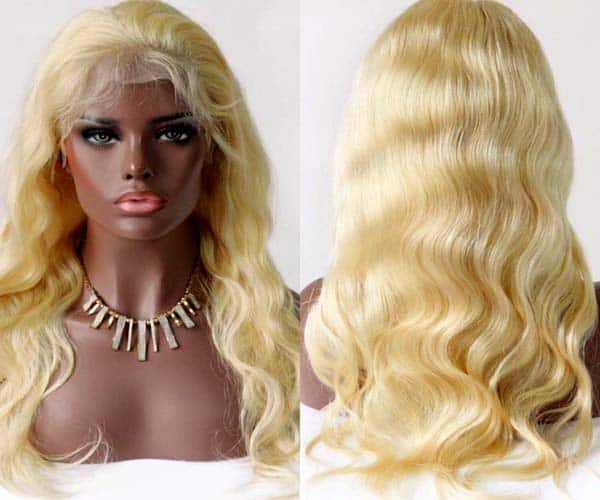 1/4/613 full lace wig- 100 human hair wigs