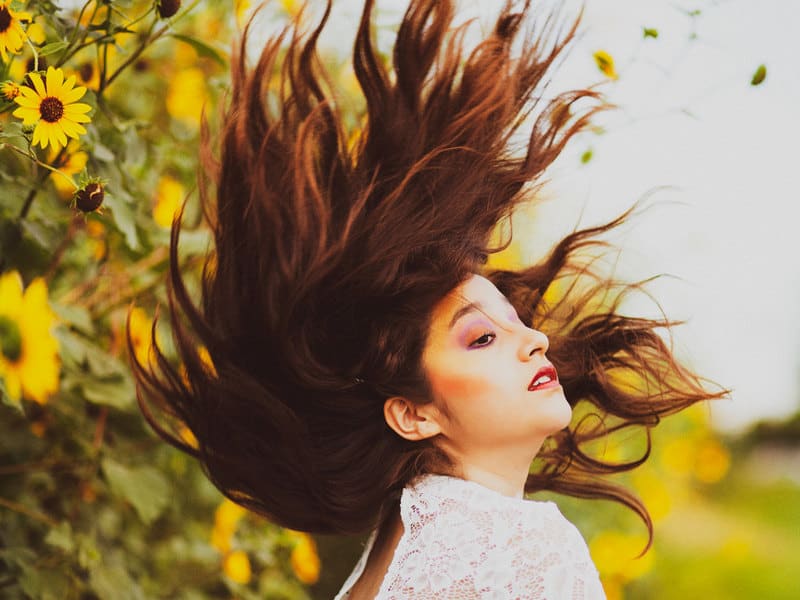 Measuring the thickness of hair