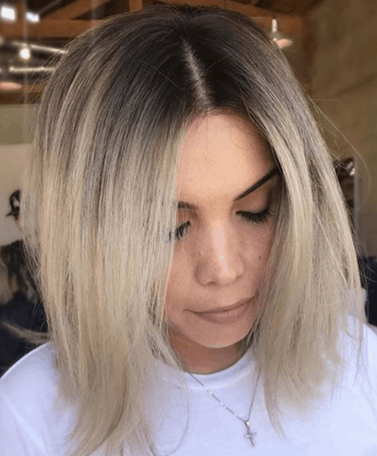 ashy blonde hair at home