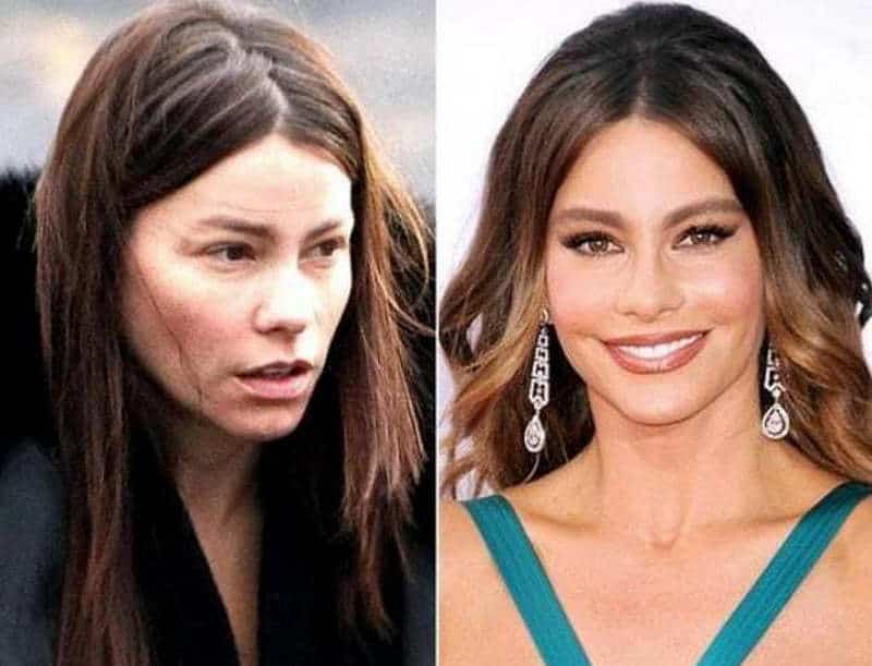 celebrities broken without makeup