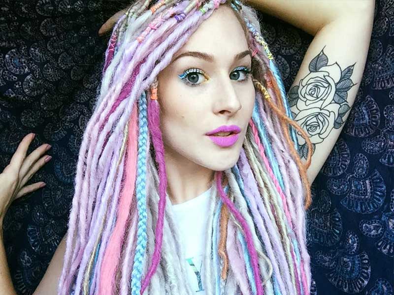 15 Amazing Ideas On White Girl Dreadlock Hairstyles