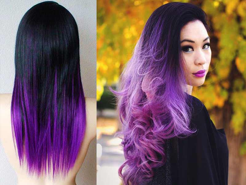 Purple Hair Extensions Is It Easy To Achieve Hair Coloring