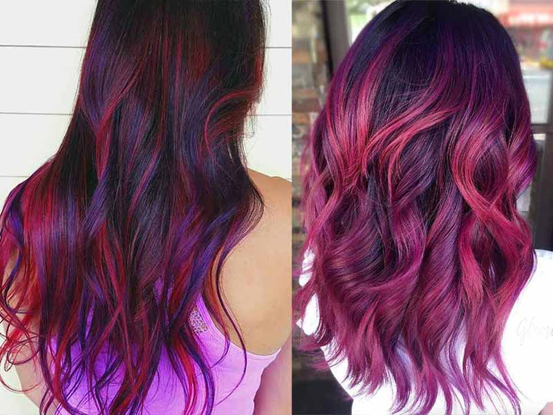 Purple Hair Extensions Is It Easy To Achieve Hair Coloring