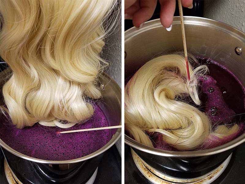 Purple Hair Extensions Is It Easy To Achieve Hair Coloring