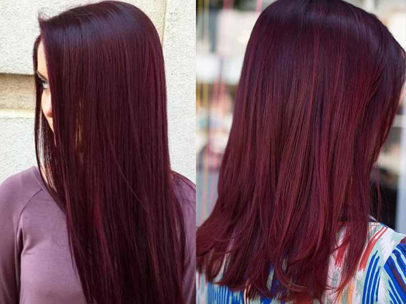 Red Purple Hair These Shades Of Burgundy Hair Will Be Huge This Year