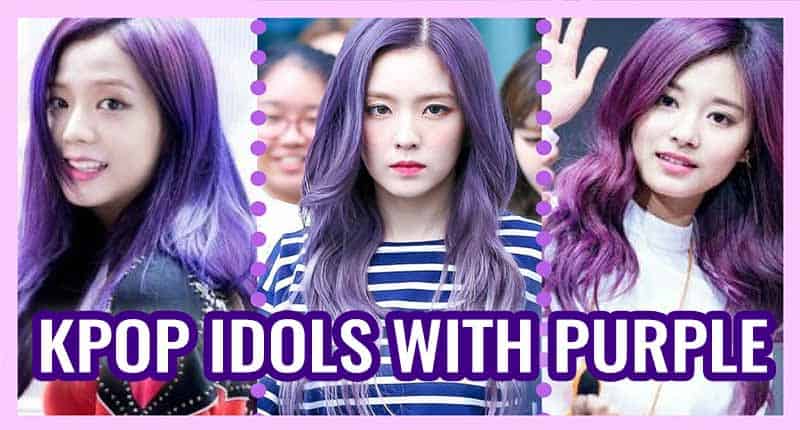 These 8 Kpop Purple Hair Idols Have Rocked This Color Fantasticly