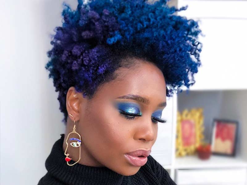 Blue Black Hair Black Girl How Can You Rock This Awesome Color