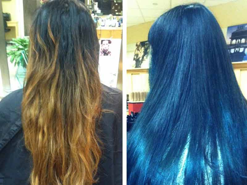 l'oréal blue hair dye