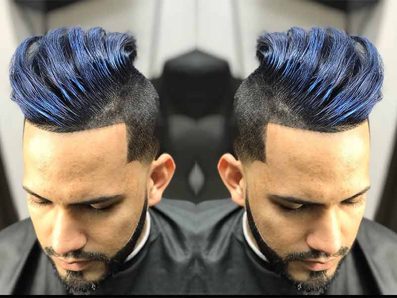 The Lazy Man S Guide To Blue Black Hair Men