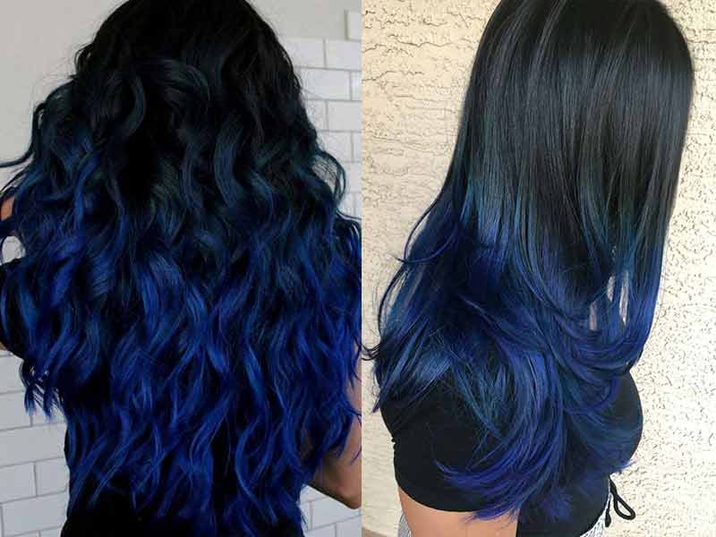 Blue Ombre Hair Skin - wide 2