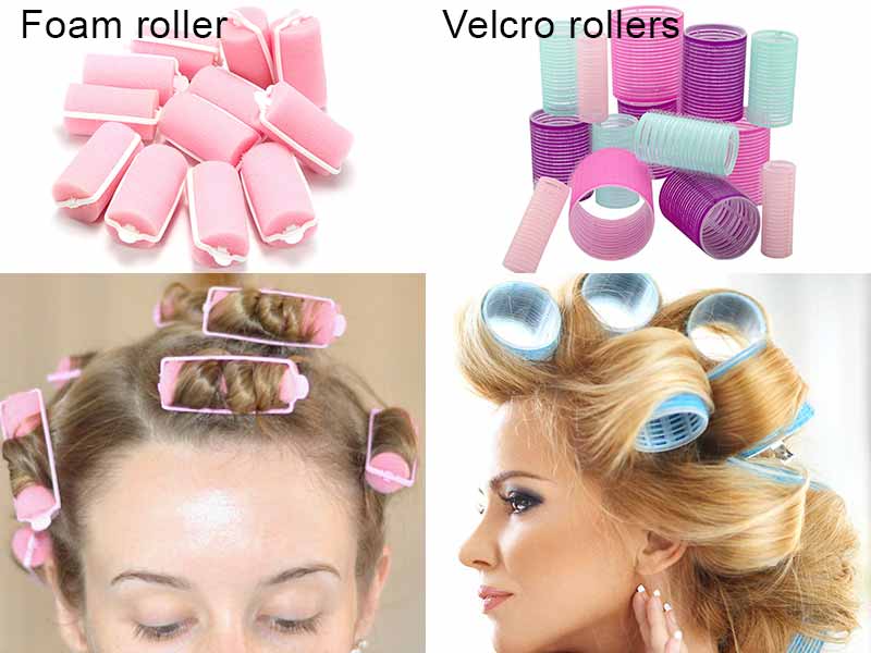 Blue Foam Hair Rollers - 12 Pack - wide 5